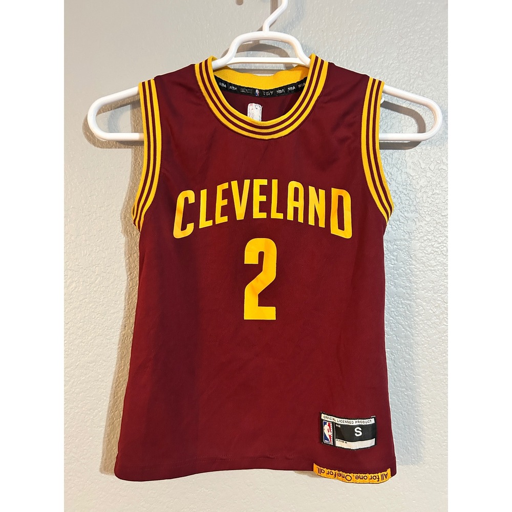 NBA Cleveland Cavaliers Kyrie Irving 2 Youth Jersey Maroon Gold Kids Small 8